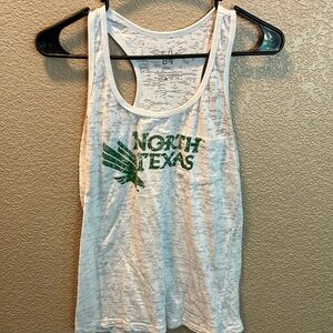 University of North Texas tank top, size small